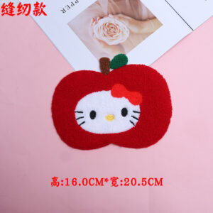 Apple kt cat cloth stickers---------Glue-free