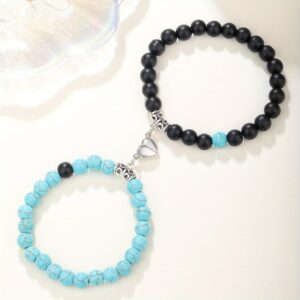 Turquoise + black
