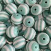O1CN01m6oi2W1QErJXAr3wk_2201245431945-0-cib Wholesale 5pcs 20MM Resin Stripe Beads DIY Green Stripe Beads
