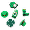 Wholesale St. Patrick's Day Green Clover Hat Focal Beads