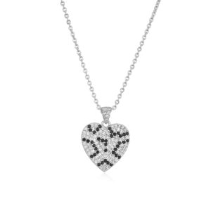 One white gold Love necklace