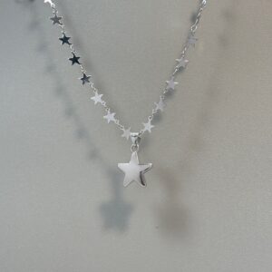 D1205-necklace-single-five-pointed star necklace