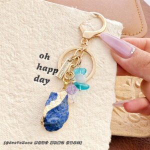 Blue crystal-keychain / Individual package