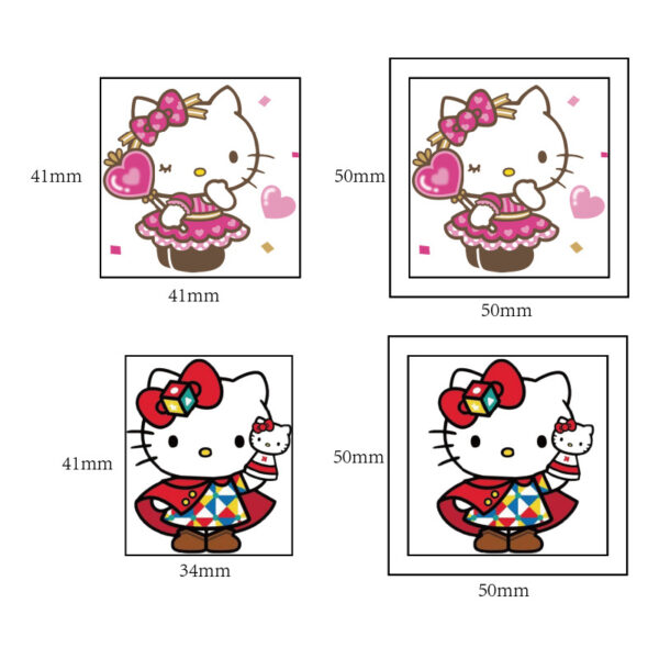 Wholesale 5X5Cm Cat Cartoon Tattoo Stickers OLY Exclusive