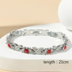L183-7 silver-red diamond
