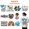 Wholesale Autism Pattern Series UV DTF Ready to Press Transfers Wrap
