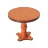 Wholesale Miniature simulation wooden brown round table Doll Accessories