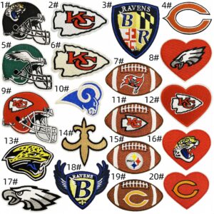 Sports series patch set of 20 pieces