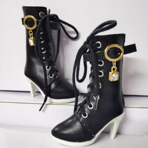 8cm black pendant high heels 130402