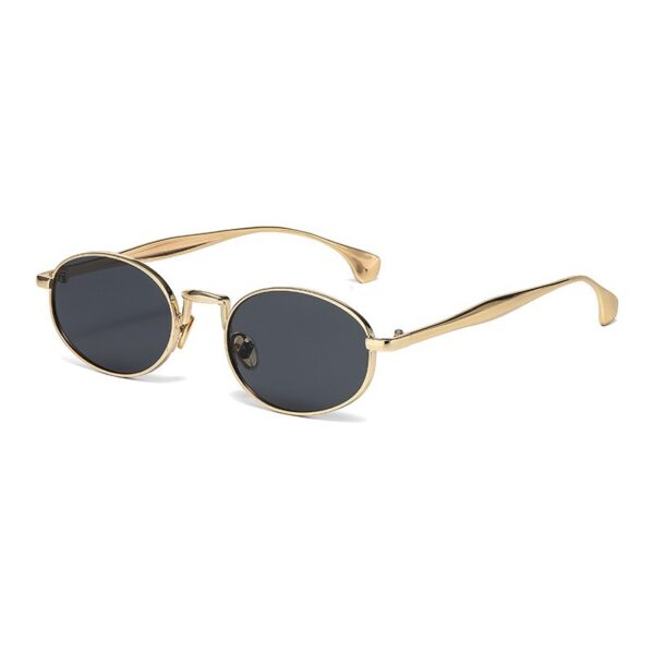 Wholesale Elliptical small frame metal sunglasses