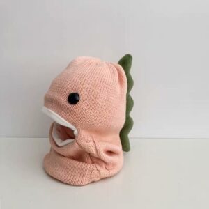 Open dinosaur plus velvet-pink