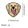 Wholesale 5pcs New pet dog cartoon embroidery cloth patch cute pet animation hot melt adhesive cloth