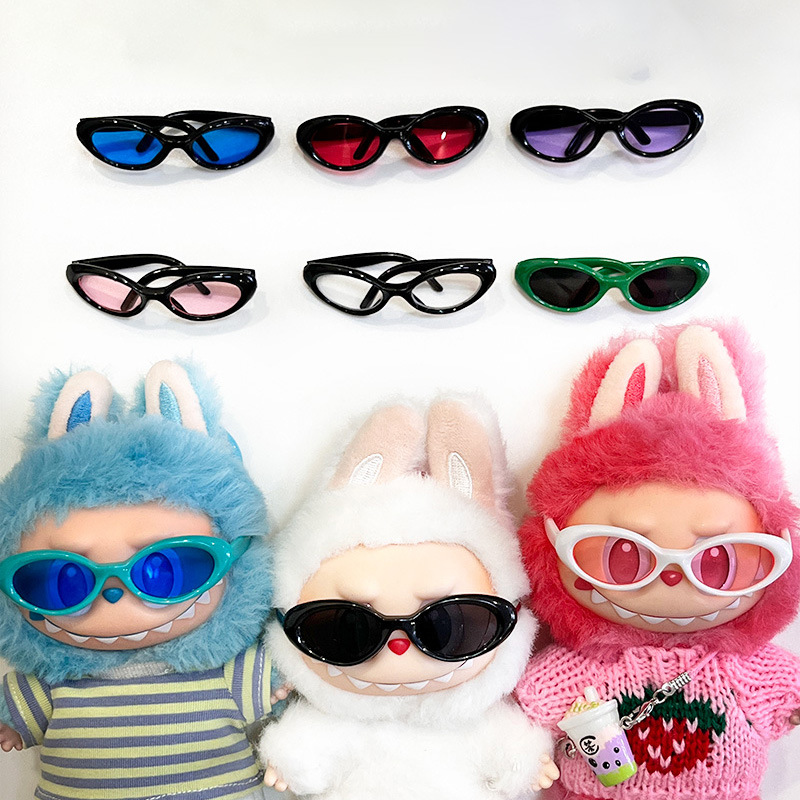 Wholesale 6.5cm wide glasses doll sunglasses Doll Aessories