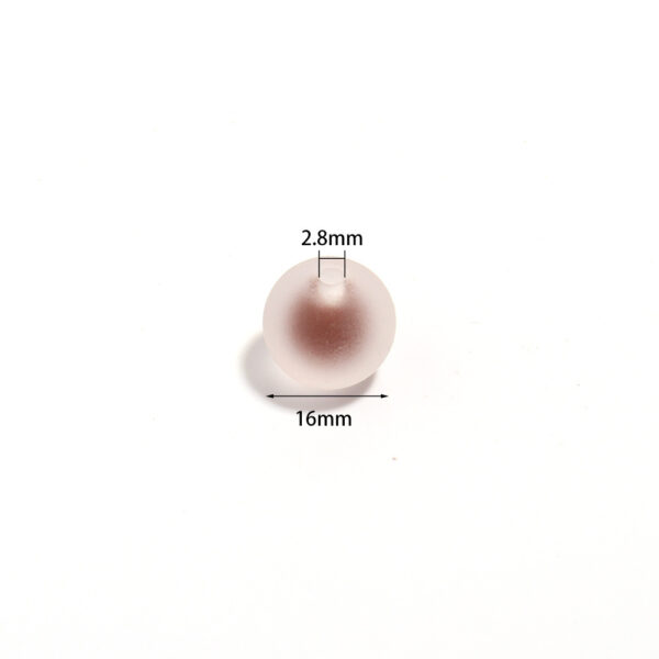 O1CN01mMops51HgUdZRBWz9_2216860830787-0-cib Wholesale Exrt Grade 16mm Frosted Beads Acrylic Beads in Beads Straight Hole Design DIY Normcore Style Jewelry Aessories