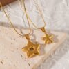 Wholesale Stainless Steel Starfish Pendant Necklace Ocean Vacation Style