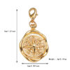Wholesale Detachable necklace tarot card stainless steel pendant