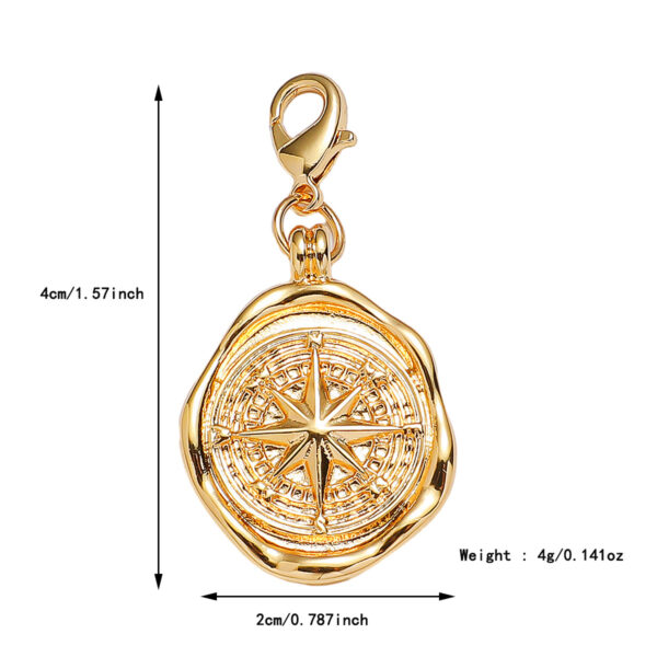 Wholesale Detachable necklace tarot card stainless steel pendant