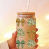 Wholesale Colorful Cartoon Lucky Clover 16oz Cup UV DTF Wraps