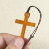 Wholesale Cross Necklace Coffee-Colored Necklace