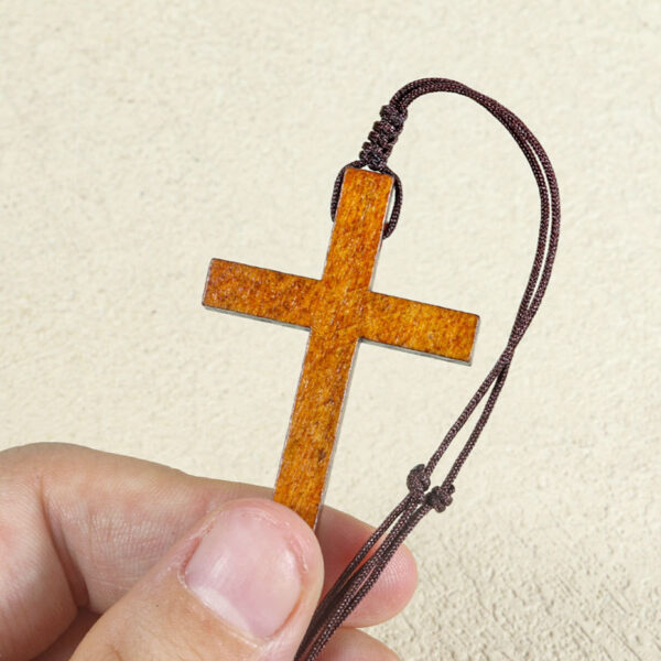 Wholesale Cross Necklace Coffee-Colored Necklace