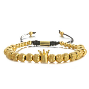 Pineapple beads 6MM18 gold