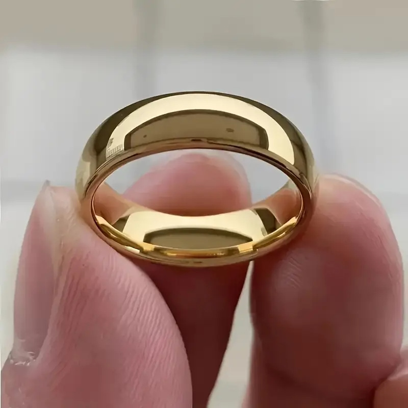 Wholesale lish rounded plain Stainless Steel Rings