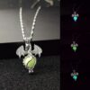 O1CN01mR0Xyj2IVKdm3CkrO_3919529291-0-cib Wholesale Openable hollow luminous small dragon necklace