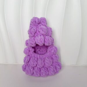 White embryo purple Christmas tree headgear