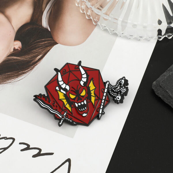 Wholesale Cute cartoon metal badge brooch