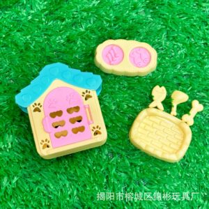 Dog house three-piece set-yellow