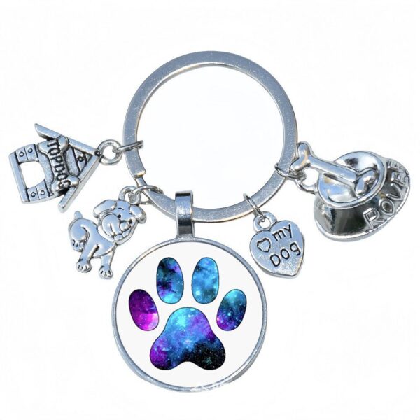 O1CN01mUmDii1SP3SzpalOJ_2217918182238-0-cib Wholesale Dog Bowl Love My Dog Time Gemstone Keychain Pet Lover Key