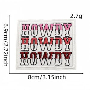 Colorful english landscape cloth stickers 4#