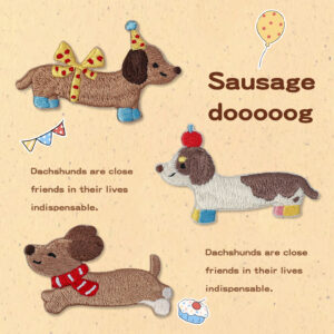 Self-adhesive *one each of three types*happy dog