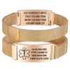 O1CN01mXCE5p1pWbACYcCI7_2213216565368-0-cib Wholesale Medical engraved gold stainless steel curved magnetic bracelet