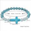 Wholesale Blue And White Couple Luminous Bracelet Turquoise Bracelet