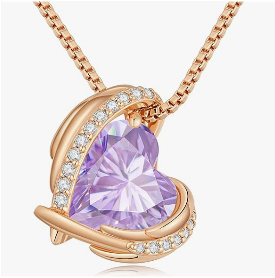 Wholesale Heart shaped diamond pendant necklace