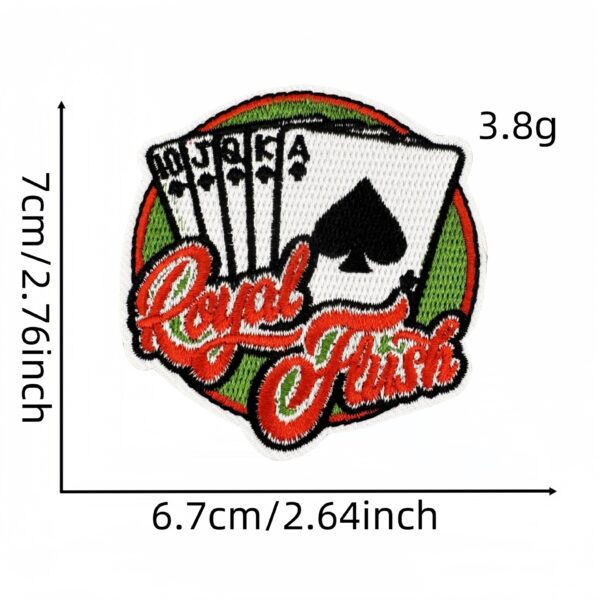 O1CN01meAiM62DZOJiIxlxy_3283688623-0-cib Wholesale Cartoon Playing Card Spade A Cloth Patch Badge