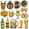Wholesale Cartoon beer embroidered patch cheers pattern