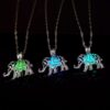 O1CN01mjGjUa2IVKdct0xZ9_3919529291-0-cib Wholesale Cute Elephant Luminous Necklace