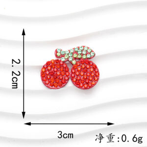 3*2.2cm red cherry red bottom