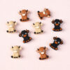 Wholesale 20pcs 3D Cartoon Potted Plants and Animals Silicone Beads