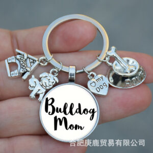 Letter bulldog mom