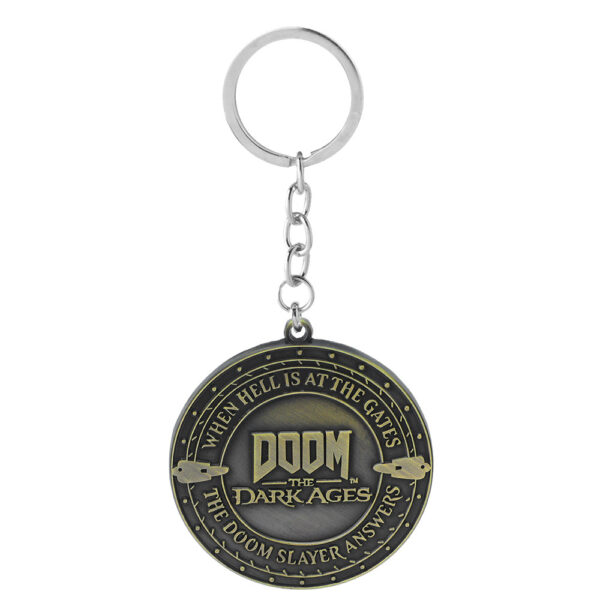 Wholesale Game Peripherals Retro Metal Keychain Pendant