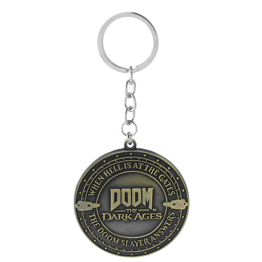 Wholesale Game Peripherals Retro Metal Keychain Pendant