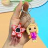 Wholesale Cartoon Stranger Things 3D Carnivorous Plant Figurine Keychain Bag Accessory Popular Ornament