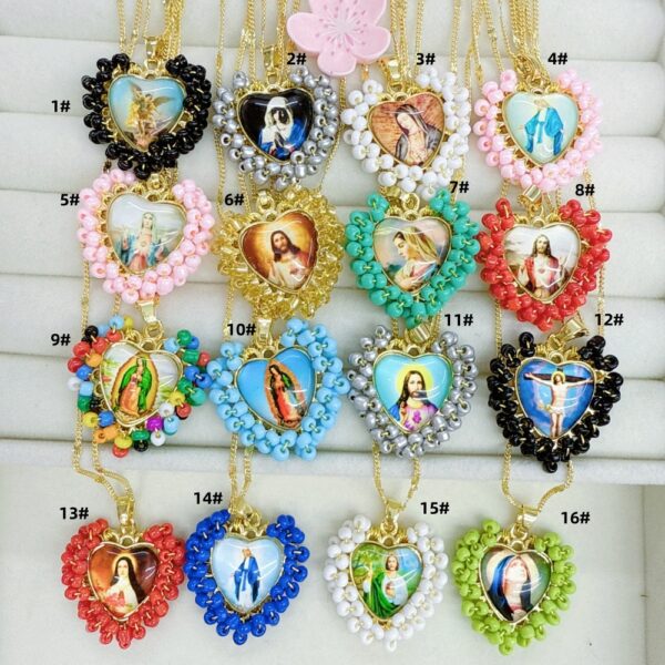 O1CN01moE8iS2LRcXphu7xD_4115849689-0-cib Wholesale Golden Rice Bead Love Pendant Necklace