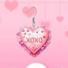 O1CN01mppDGO1XFVK2bPs5C_2219521202894-0-cib Wholesale Valentine's Day Flat Acrylic Pink Heart Earrings