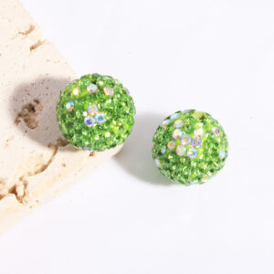 Light green starry sky