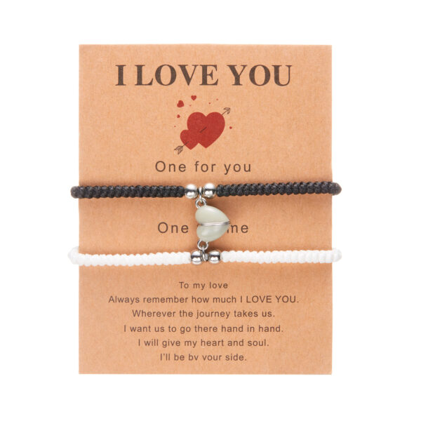 Wholesale Valentine's Day Luminous Love Girlfriend Bracelet