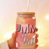 Wholesale Uv Transfer Sticker Glass C Crystal Label Crystal Sticker Exclusive for 16oz Glass C Special Sticker 23Cmx11Cm